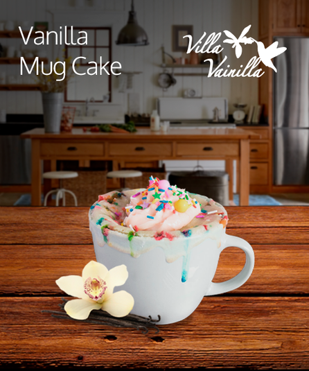 PASTEL DE VAINILLA A LA TAZA